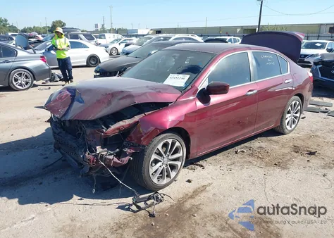 2015 Honda Accord Sport from USA, damaged, VIN 1HGCR2F55FA223298